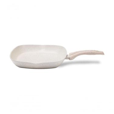 Imagem de Grill Brinox Antiaderente Ceramic Life Sirius 28 Cm 2 L Com Indução Vanilla Vanilla