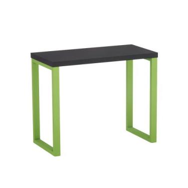 Imagem de Mesa Auxiliar Tubolar PE 40 Pandin 90 x 45 Cm Preto e Verde