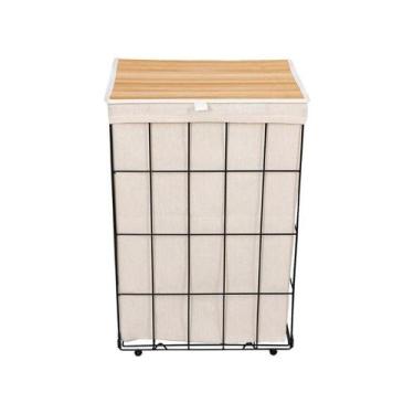 Imagem de Cesto Aramado Bambu Mimo  BH23449 - Mimo Style