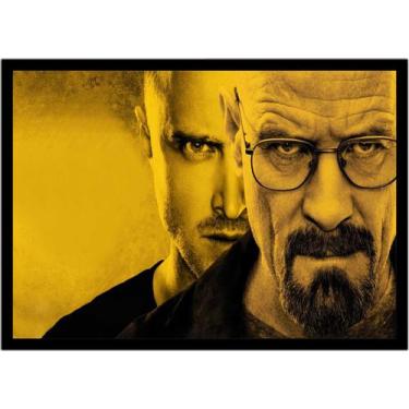 Imagem de Quadro Decorativo Cinema Séries Breaking Bad Filmes Quartos Salas Com 