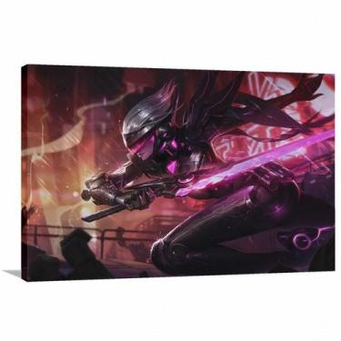 Imagem de Quadro decorativo League of Legends - Tela em Tecido - Wall Frame