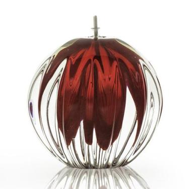 Imagem de Lamparina Em Cristal Murano Vermelho - São Marcos