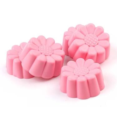 Imagem de Kit 12 Formas De Silicone Cupcake Girassol Bolo Forno - SPMIX