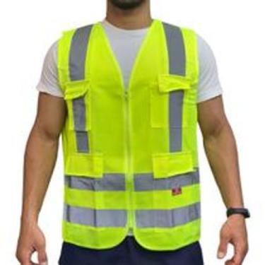 Imagem de Colete de segurança e sinalização verde blusão refletor koch