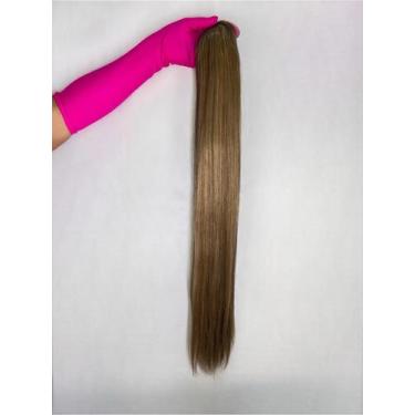 Imagem de Rabo de Cavalo Orgânico Liso Castanho Claro - Central Hair