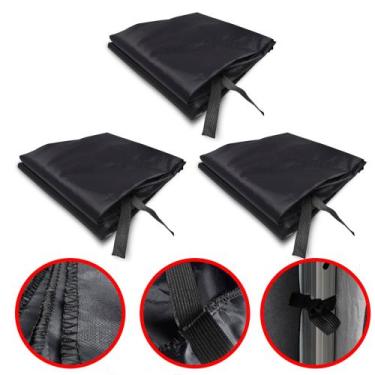 Imagem de 3 Paredes de Fechamento Lateral para Tendas Gazebo 3x3 (Tenda não incl