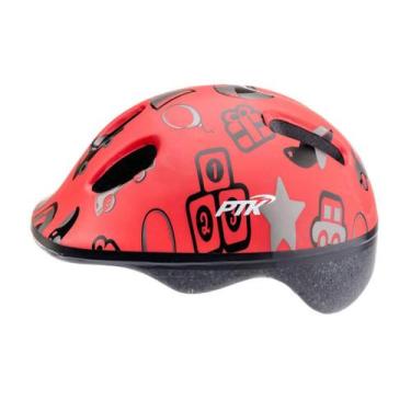 Imagem de Capacete Infantil - Ptk Baby Ate 4 Anos 49/53 Toys Vermelho - Loja Dua