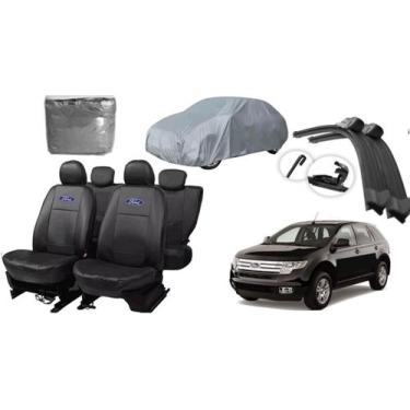 Imagem de Jogo de Capa de Couro Edge 09-12 com Capa de Cobrir e Limpador de Para