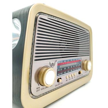 Imagem de Rádio Retro Vintage Am Fm Sw Usb Mp3 Bluetooth - Bivolt