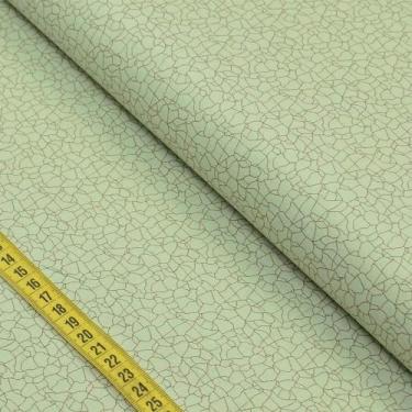 Imagem de Tecido Estampado para Patchwork - Craquelê : Verde Cana (0,50x1,40) - 