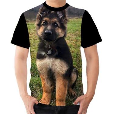Imagem de Camiseta Camisa Ads  Pastor Alemão filhote Cães filhotes - Fabriqueta,