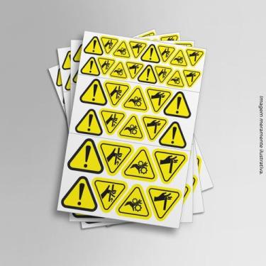 Imagem de Adesivo Cartela de Sinalizações Diversas Tamanhos Variados - PRESENTE-