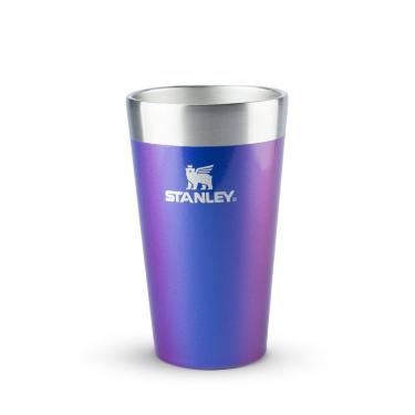 Imagem de Copo Térmico de Cerveja sem Tampa Stanley Azul Carnaval 473ML