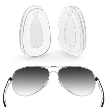 Imagem de ToughAsNails Almofadas de nariz transparentes de substituição para óculos de sol Oakley Tincan OO4082
