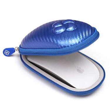 Imagem de Koonice Capa rígida compatível com Apple Magic Mouse (I e II 2ª geração) incluindo mosquetão (azul)