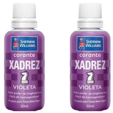 Imagem de Kit 2 Corante Líquido Xadrez Sherwin Williams Tintas Bisnaga Pigmento 