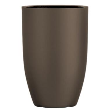 Imagem de Vaso De Planta Fibra De Vidro 75cm Grande Boca Larga Decorativo (Bronze Fosco)