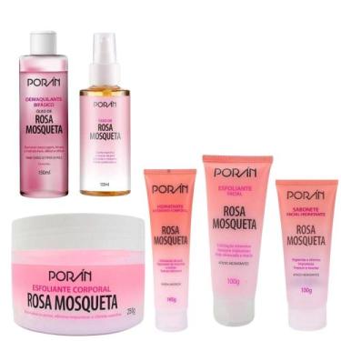 Imagem de Kit C/6 Rosa Mosqueta Demaquilante/Esfoliantes/Hidratante/Óleo/Sabonet