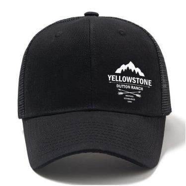 Imagem de Boné de Beisebol Masculino da Fazenda Dutton de Yellowstone, Preto