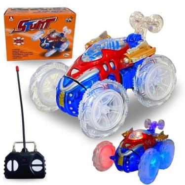 Imagem de Carrinho Controle Remoto Maluco Carro Gira 360º C/ Luz  - Europio