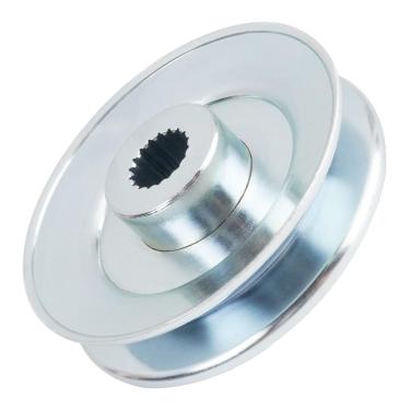 Imagem de TENGMUJX MIU800221 Polia de transmissão de equipamento original substitui M809035 M811702 compatível com John Dee re D120 D150 E180 L110 LA125 X145 100 Series tratores de gramado e jardim