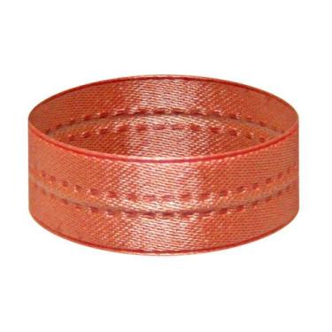 Imagem de 20m Fita Camada Dupla Cetim c/ ARAME no meio 1cm larg x 20m - Fitas e 