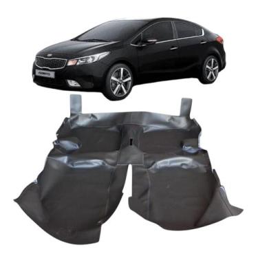 Imagem de Tapete Carpete Vinil PRETO FOSCO Assoalho KIA Cerato 2013/19 - MANOS T