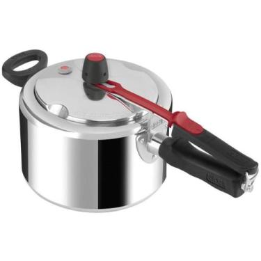 Imagem de Panela de Pressão Clock 3L Prata Original+, 3L, Prata