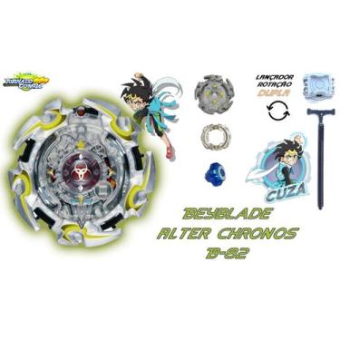 Imagem de Beyblade Burst Alter Chronos Lançador 2 Rotação Beyblader - Tornado Gy