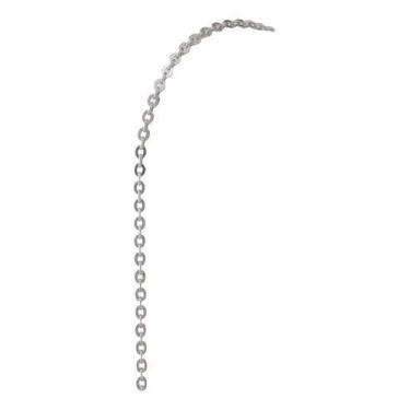 Imagem de Colar Ouro Branco 18k 750 Bailarina 50 Cm Diamantado Maciço - JOIE JOI