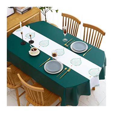 Imagem de Toalha de mesa impermeável para festa de aniversário de casamento, toalha de mesa retangular, mesa de jantar em casa, decoração de mesa de centro (cor: 16 especificações: 120 x 180 cm)