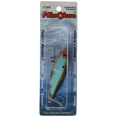 Imagem de MirrOLure 17MR-18 Mirrodine Suspend Twitchbait Verde Bk/Branco/Prata 2 5/8" 3/8 g