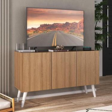 Imagem de Rack Retrô para TV até 32 Polegadas com 3 Portas Multimóveis MP1067, R