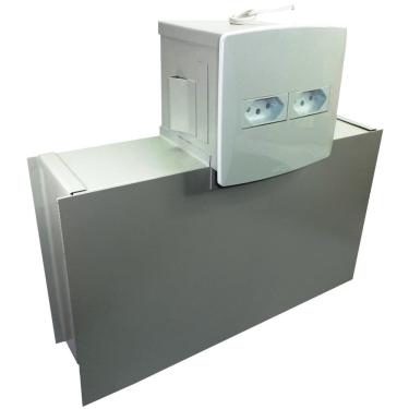 Imagem de Cofre Tomada Grande Com Gaveta Interna E Fundo Falso 20x35cm