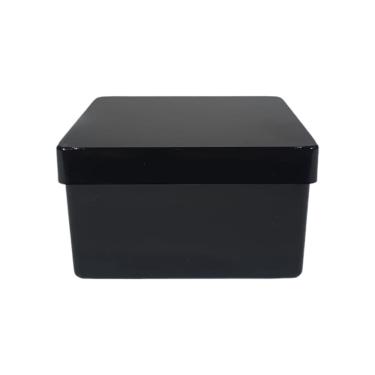 Imagem de Caixinha 7cm Preta Para Lembrancinha Festa De Aniversário