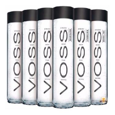 Imagem de Água Mineral voss com gás Vidro 375ml (6x)