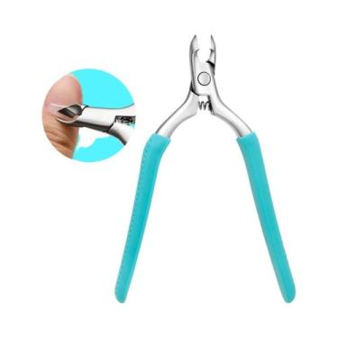 Imagem de Tesoura De Cutícula De Silicone Com Alça Antiderrapante Para Manicure,