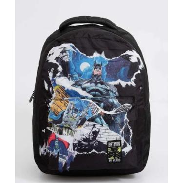 Imagem de Mochila Escolar Infantil Batman Xeryus