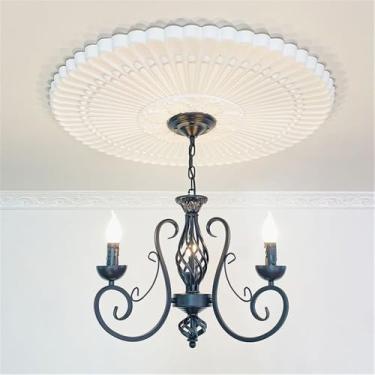 Imagem de OUFULA Lustre retrô americano LED Personalidade Criatividade Sala de Estar Restaurante Quarto Estudo Villa Hotel Café Bar Clothing Store Lâmpada Pendente (C 3 luzes)