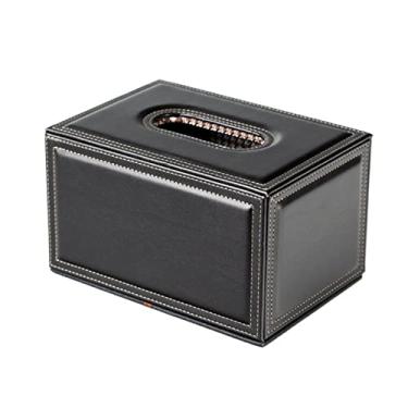 Imagem de Caixa dispensadora de lenços caixa de papel moderna simples moda caixa de papel decoração de casa leve luxo caixa de lenços durável caixa de guardanapo suporte de caixa de lenços (cor: B) (A)