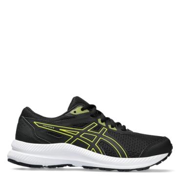 Imagem de Tênis Asics Contend 8 Gs Infantil - Preto/Amarelo 35