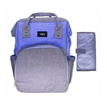 Imagem de Mochila Maternidade Bolsa Multifuncional Porta Mamadeira Menina Menino