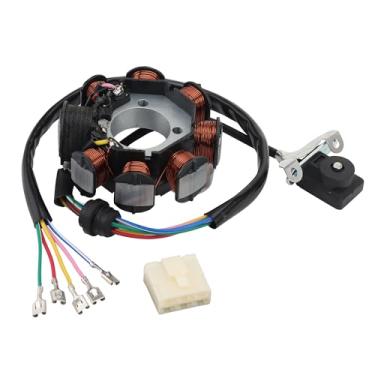 Imagem de WOOSTAR Substituição magnética de 8 bobinas de 6 fios para 125z 150sz Dm150 Rc125 Ft150 CG 125cc 150cc 200cc 250cc ATV Quad Dune Buggy Dirt Pit Bike Pro Trail Bike Go Kart OEM E05010034