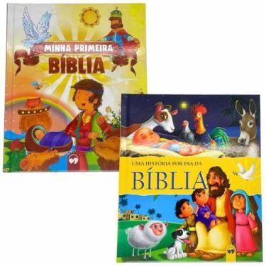 Imagem de Kit 2 Livros Infantis Minha Primeira Bíblia + Uma História Por Dia, Va