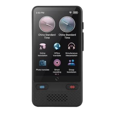 Imagem de Dispositivo tradutor de idioma Ai S85, tradutor de voz bidirecional em tempo real com tradução on-line offline, suporta 138 idiomas, tradutor portátil para viagens, negócios