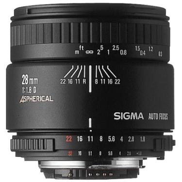 Imagem de Sigma Lente esférica F1.8 II de 28 mm para câmera Minolta-AF
