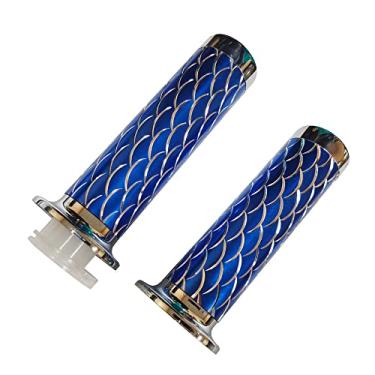 Imagem de GOOFIT Alumínio 7/8 '' Punho de Motocicleta Punho de Guidão Substituição para 50cc 70cc 90cc 110cc 125cc 150cc 200cc 250cc Chinês Dirt Bike Scooter Moped Pit Bike Trail Bike Azul