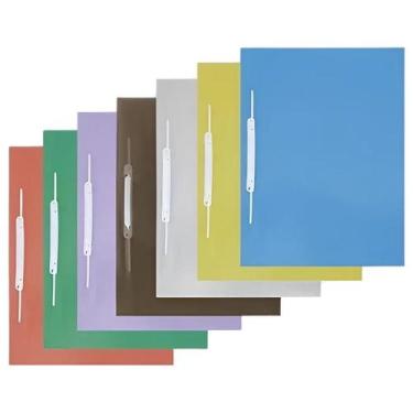 Imagem de Kit 10 Pasta Classificadora com Grampo Trilho Plástico ACP Para Armaze