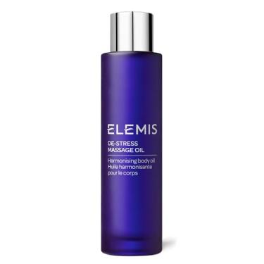 Imagem de ELEMIS De-Stress Massage Oil | Harmonizing Oil Deeply Nourishes, Relaxes, and Calms the Body and Mind with a Blend of Essential Oils, 3.3 Fl Oz