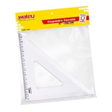 Imagem de Esquadro 45 Graus New Line Cristal - Maxcril